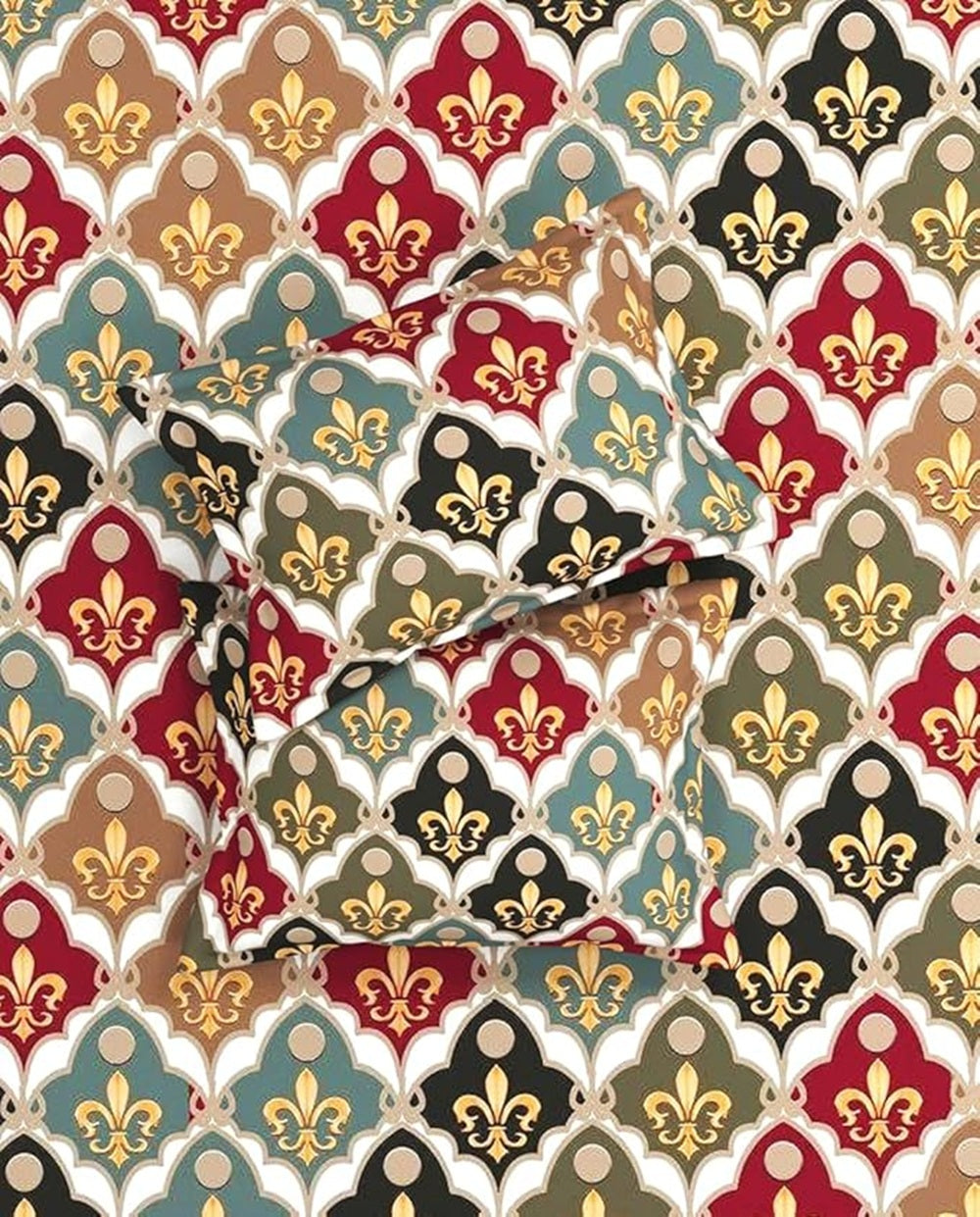 Classic Collection Flat Double Bedsheet with 2 Pillow Cover | Traditional Jaipur