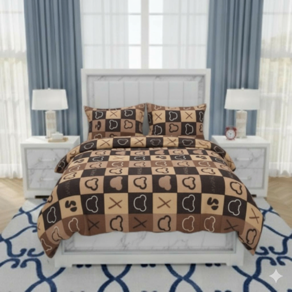 Polar Fleece Warm Winter Bedsheets with 2 Pillow Covers