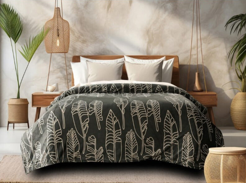 Faleno Warm Winter Bedsheets with 2 Pillow Covers