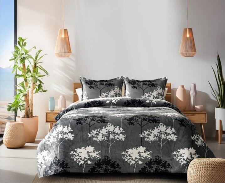 Faleno Warm Winter Bedsheets with 2 Pillow Covers