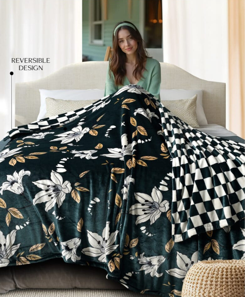 Faleno Warm Winter Bedsheets with 2 Pillow Covers