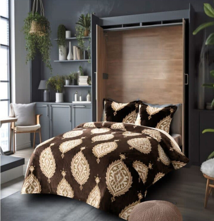 Faleno Warm Winter Bedsheets with 2 Pillow Covers