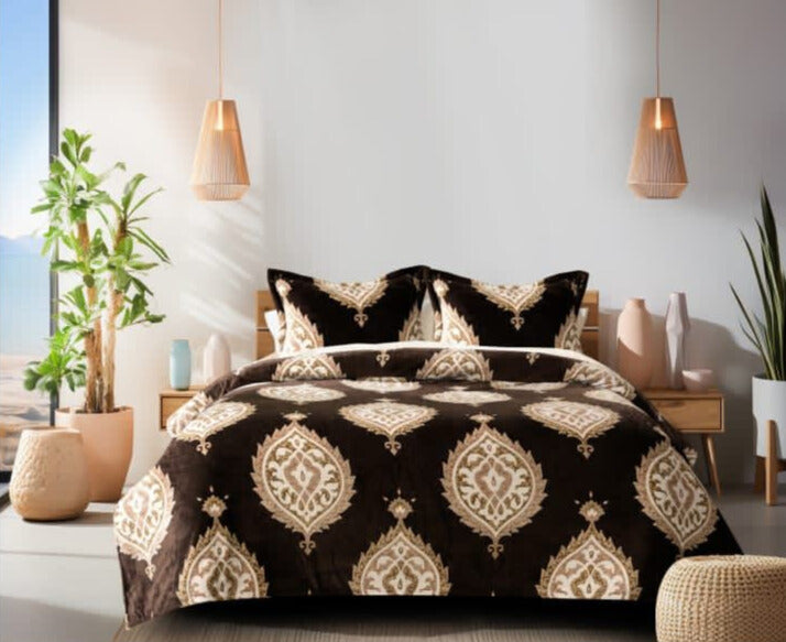 Faleno Warm Winter Bedsheets with 2 Pillow Covers