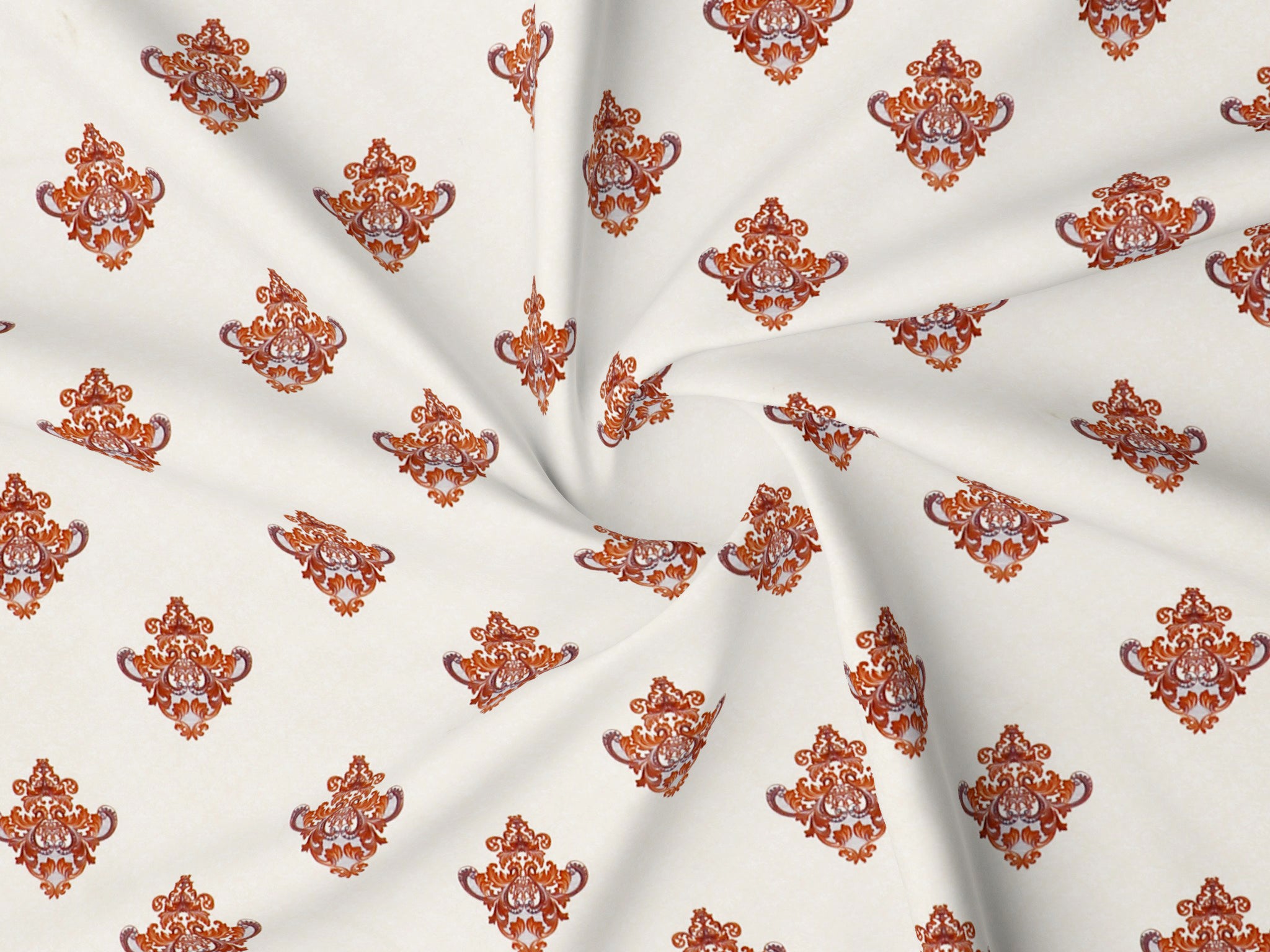 Rome Collection 220 TC Flat Single Bedsheet with 1 Pillow Cover | Beige Trophy