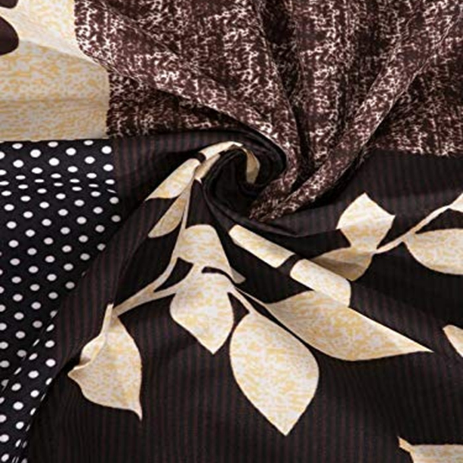 Duke Collection Cotton Blend Single Bedsheet with 1 Pillow Cover | Chocolate