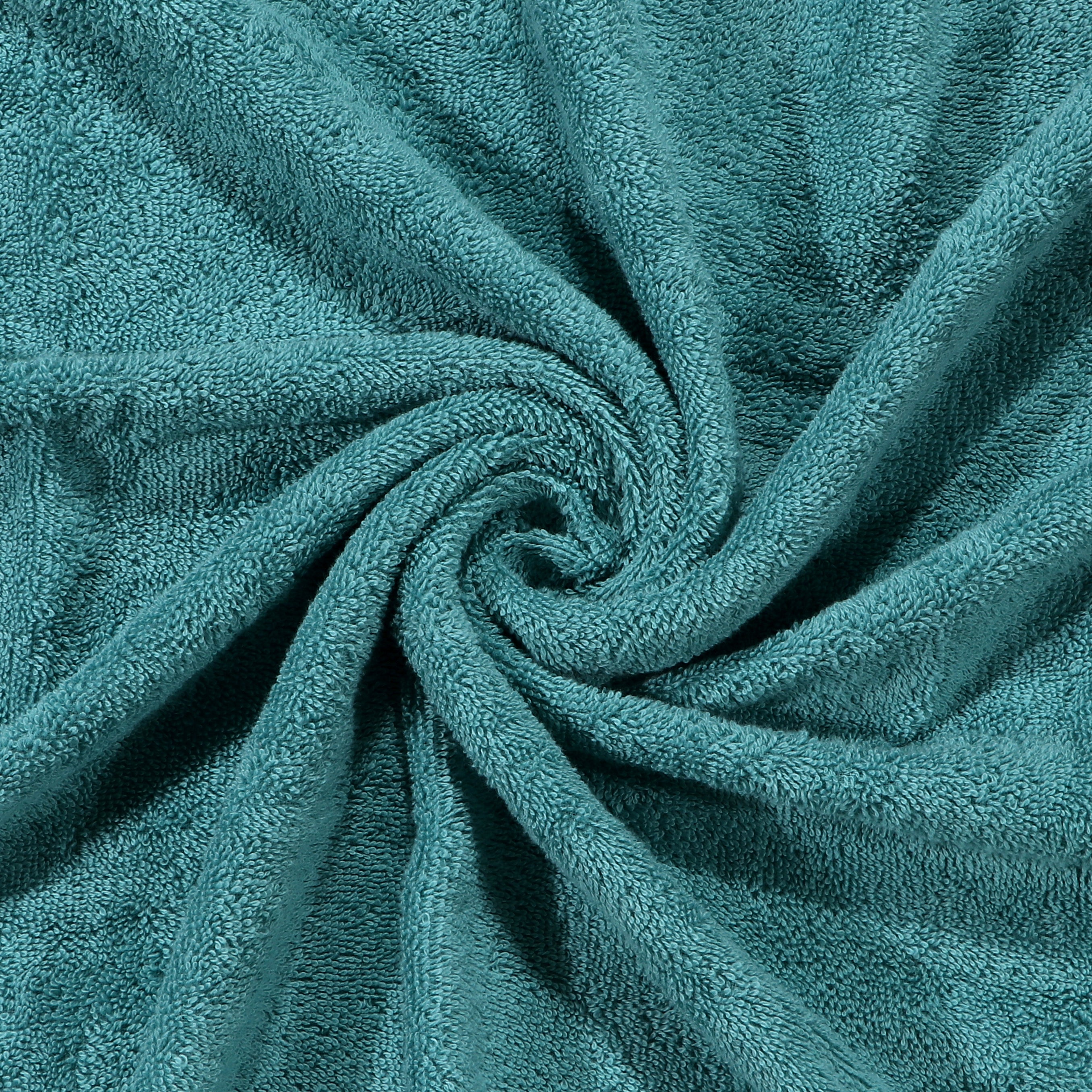 Rise N Shine 100% Cotton Towels | Large Size | Towel Set of 2 | Teal - Navy Blue