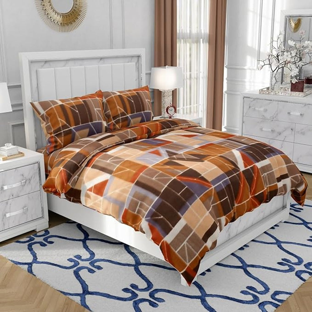 Polar Fleece Warm Winter Bedsheets with 2 Pillow Covers