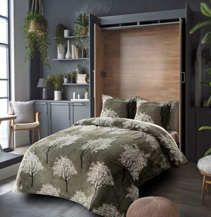 Faleno Warm Winter Bedsheets with 2 Pillow Covers