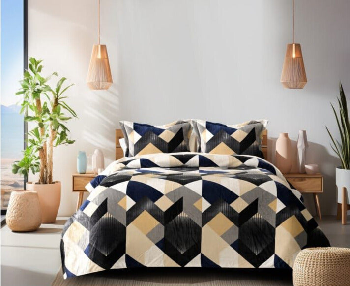 Faleno Warm Winter Bedsheets with 2 Pillow Covers